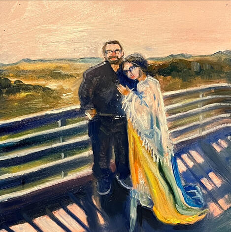 Anniversary 2023 Oil On Canvas 12"x12"